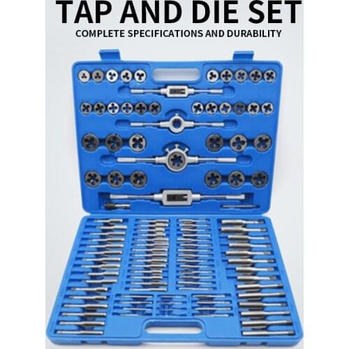 Complete Specifications And Multifunction Tap And Die Set Combination Set 100pcs/Set Tap And Twist Hand Tool Combination Set