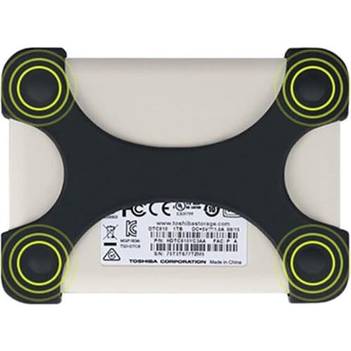 Wholesale New 2.5 Inch Silicone X-type Hard Disk Case Protective Anti-slip Shakeproof Cover