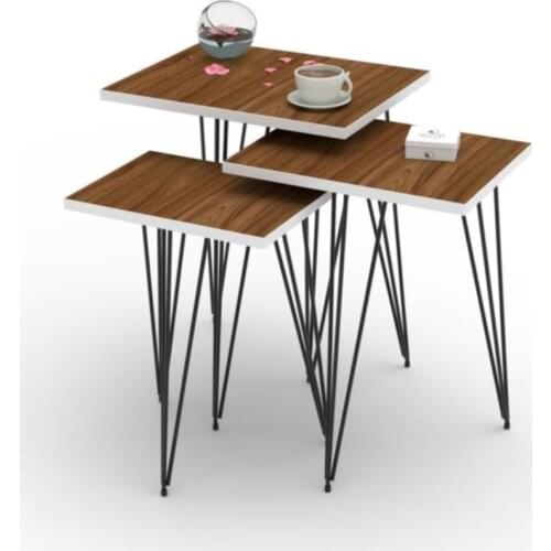 Modern Apple Larose Zigon Coffee Table Mdfbyz pcs set 50*35*35-45*30*30-40*25*25 coffe table