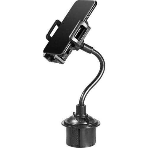 Universal Car Mount Adjustable Gooseneck Cup Holder Cradle For Cell Phone Iphone