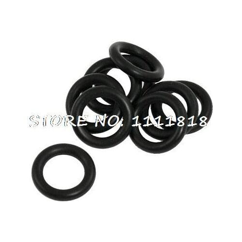 10 Pcs Nitrile Rubber O Rings 14mm x 22mm x 4mm NBR Seals Gasket Black