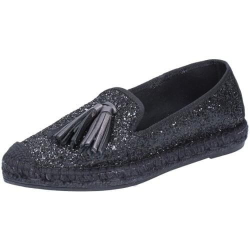 VIDORRETA Slip on woman glitter Black