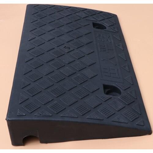 Hard Curb Ramps Portable Heavy Duty Threshold Ramp for Car Truck Scooter Bike Motorcycle 50x27x13cm