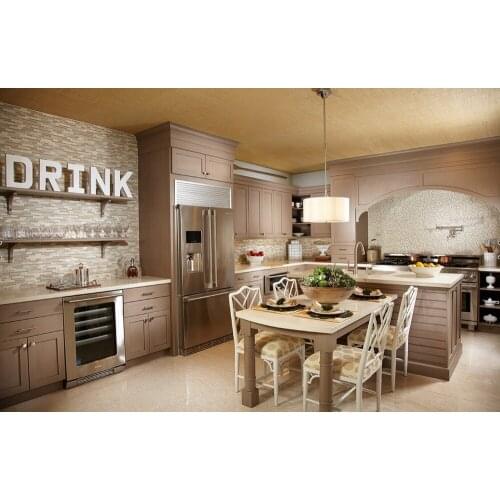 2017 traditional customized made solid wood kitchen cabinetswooden cabinets with island cabinets S1606196