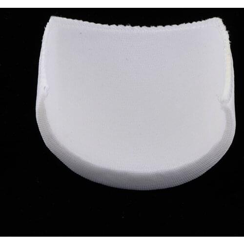 5 Pairs Sew in Suits Sponge Shoulder Pads for Adults DIY White