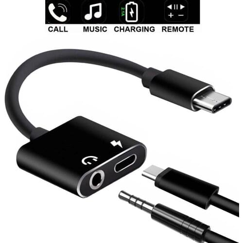 USB Type C To 3.5mm Earphone Jack Adapter For Leeco Le Max 2/Pro 3 S3 Aux Audio Cable Headphone Charger Charging USB-C Converter