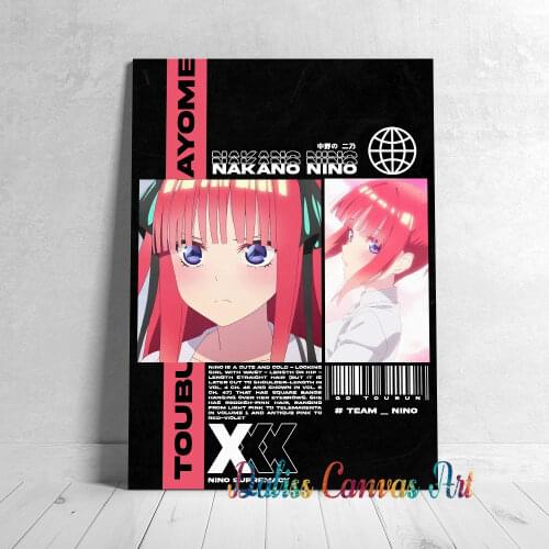 Anime Canvas Quintessential Quintuplets Pictures Home Decoration Paintings Poster HD Prints Wall Art Modular Living Room Framed