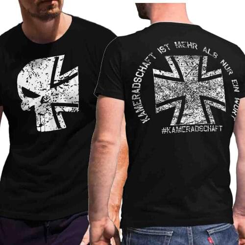 Bundeswehr Kameradschaft. Cool Federal Military Comradeship T-Shirt. Summer Cotton Short Sleeve O-Neck Mens T-shirt New S-3XL