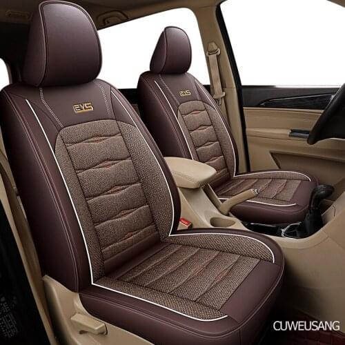 CUWEUSANG 1 PCS car seat cover For audi a3 8p 8l sportback q7 2007 q5 a4 b7 avant a6 c5 avant accessories seat covers