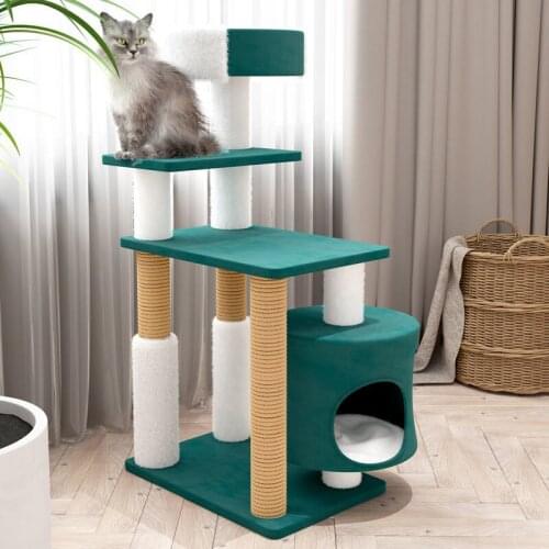 Cat Toy Cat Climbing Frame Cat Scratching Board & Jumping Platform Sisal Column Cat Frame Cat Furniture