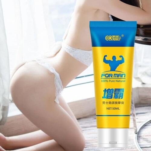 50ML Big Penis Enlargement Cream for Man Lasting Erection Gel Male Increase Size Stronger Sex Delay Cream Aphrodisiac for Man