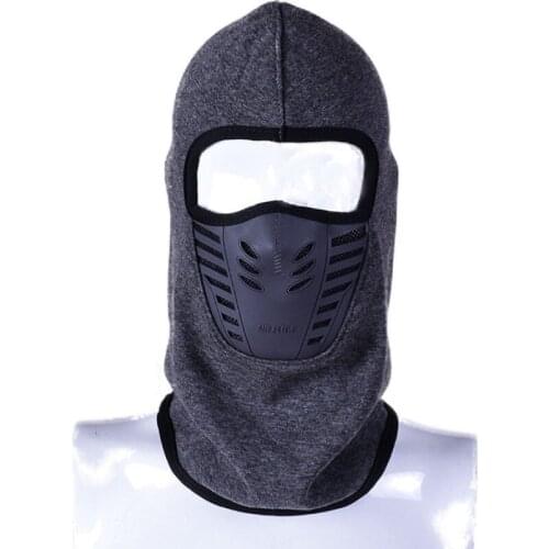 Motorcycle Mask Fleece Warm Mask Riding Balaclava Winter Windproof Ski Mask Men and Women Outdoor Caps