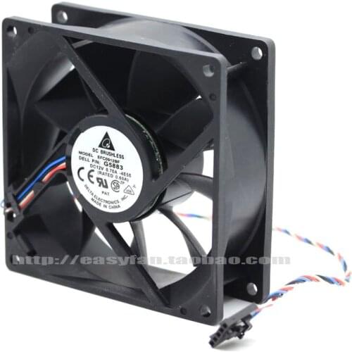 Brand new DELTA EFC0912BF 9032 4PIN PWM 9CM for dell servers cooling fan