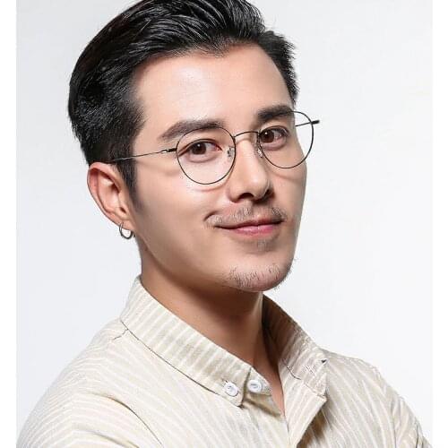 Mens computer glasses photochromic blue filter lens eye protect gaming glasses myopia metal frame women anti blue light glasses