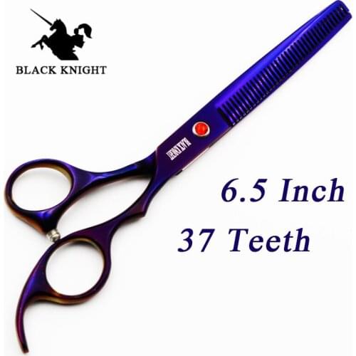 6.5" Pet Grooming Scissors Professional Hair Thinning Shears For Dogs and Cats Purple Style