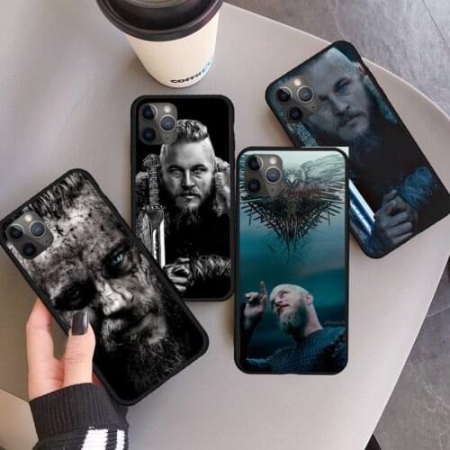 Ragnar Lothbrok Vikings Phone Case for iPhone 11 12 pro XS MAX 8 7 6 6S Plus X 5S SE 2020 XR mini