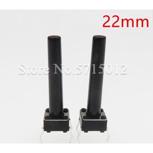 200pcs/lot 6*6*22mm touch Switch Push Button Tactile Tact Switches 4pin reset for LCD Screen Monitor