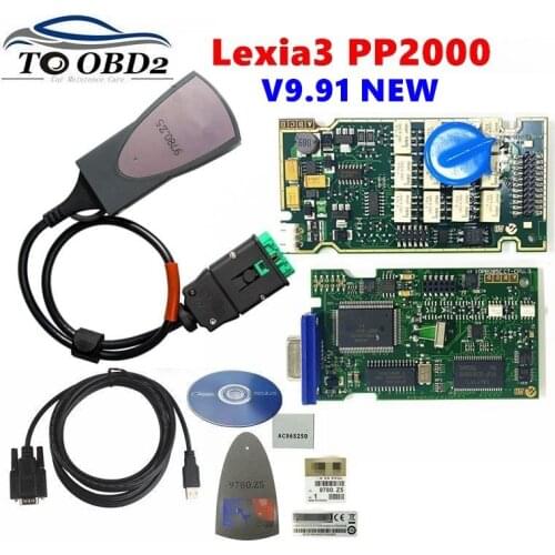 Newest V9.68 Full Chip Firmware 921815C Lexia3 Diagbox V7.83 V8.55 For Citroen/Peugeot Auto Diagnosis Scanner Lexia 3 V48 PP200