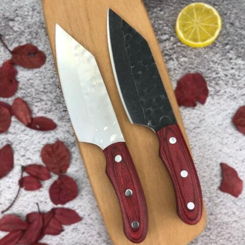 50Cr13 Stianless Steel Boning Knife Kitchen Slicing Meat Knife Outdoor Survival Cooking Knife Butcher Knives with Knife Cover