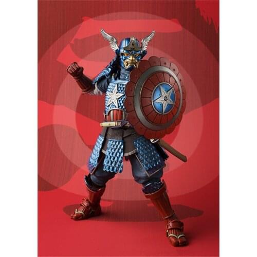 TAMASHII NATIONS Marvel Captain American BJD Action Figure Toys 18cm