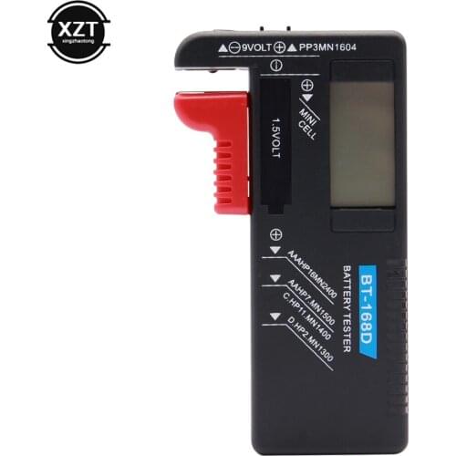 BT-168 AA/AAA/C/D/9V/1.5V batteries Universal Button Cell Battery Colour Coded Meter Indicate Volt Tester Checker BT168 Power