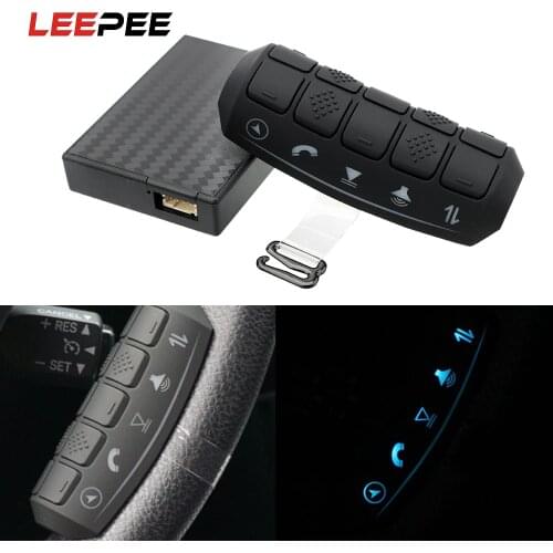 LEEPEE Universal Wireless Controller Steering Wheel Button Car Remote Controls Car Radio DVD GPS Player Multi-function