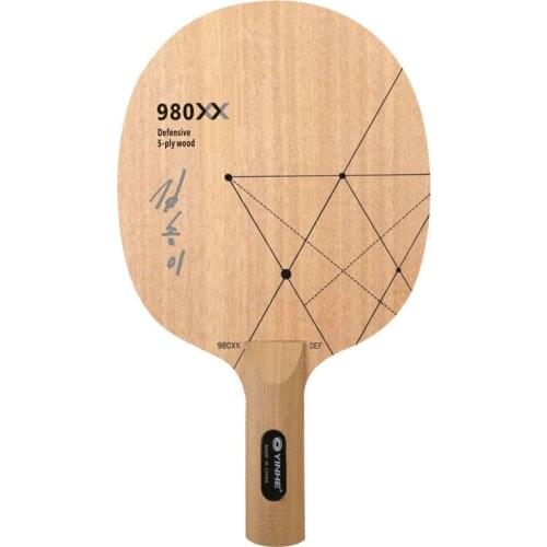 YINHE 980XX Kim Song I Special, DPR Korea Team 980 PRO (DEF, Chop Attack) Table Tennis Blade Chop Racket Ping Pong Bat Paddle