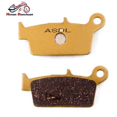 Motorcycle Rear Brake Pads For AJP PR5 Supermoto 250cc 250 Enduro 250 Supermoto For GAS-GAS Pampera 125 400 MX 125/250 EC 450 #b