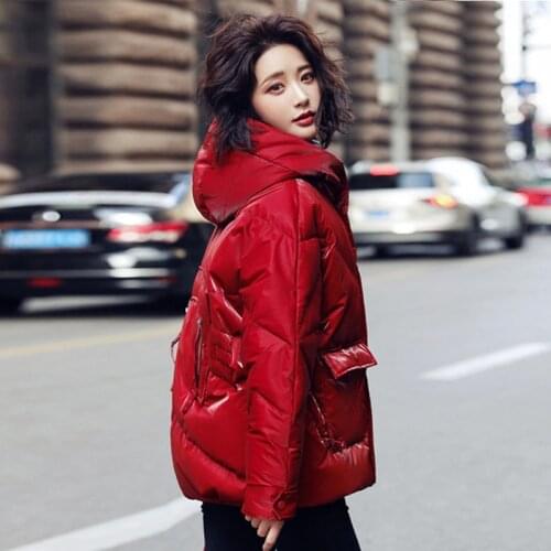 Winter Jacket Women Coat Hooded Parkas Down Cotton Jackets for Women 2021 Lady Short Casual Clothes Chaquetas Para Mujer HLY161