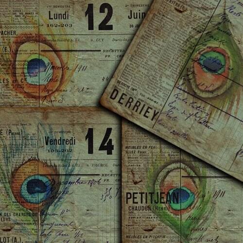 4pcs/lot Memo Pads Sticky Notes Peacock plant Series Scrapbooking Stickers Office School stationery Notepad