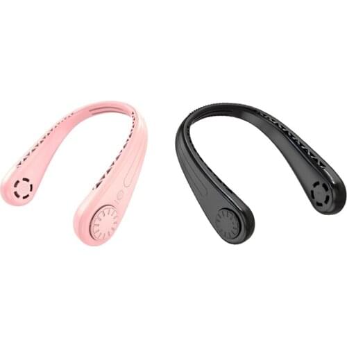 Bladeless Neck Fan, Portable Fan Rechargeable, Personal Small Mini Hanging Neck Fan for Home, Sport,Outdoor