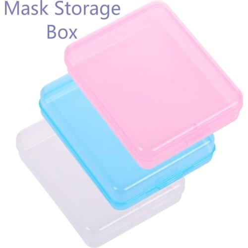 Portable Dustproof Mask Case Disposable Face Masks Storage Container Safe Pollution-Free Mask Storage Box Home Storage Dropship