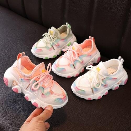 Kids Shoes For Girls Baby Sneakers Infant Children Shoes Boys Sneakers Fashion Breathable Mesh Casual Toddler Shoes Soft Light