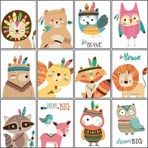 Evershine 5D DIY Diamond Painting Cross Stitch Cartoon Full Square Diamond Embroidery Sale Rhinestone Art Kids Room Decoration