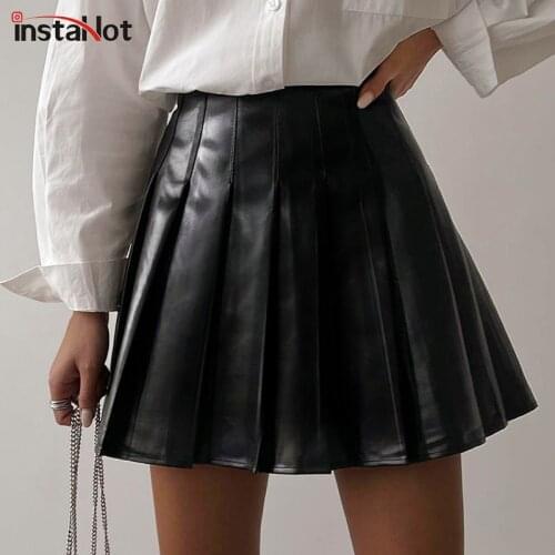 InstaHot Women's Pleated Skirts