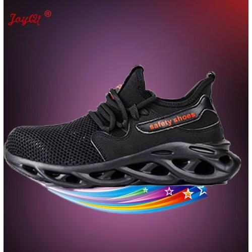 Summer men shoes women work shoes outdoor anti smash, anti stab and anti steel JOY-240