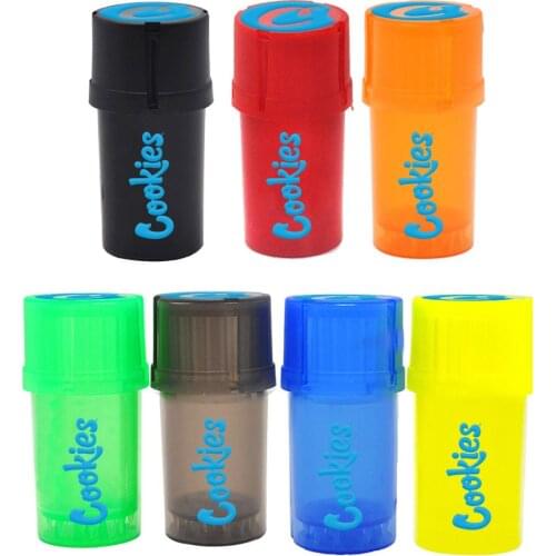 Tobacco Hay 3 Layer Plastic Grinder Storage Tank Smoke Shredder Plastic Storage With Grinder Herb Grinder Smoke Accessories