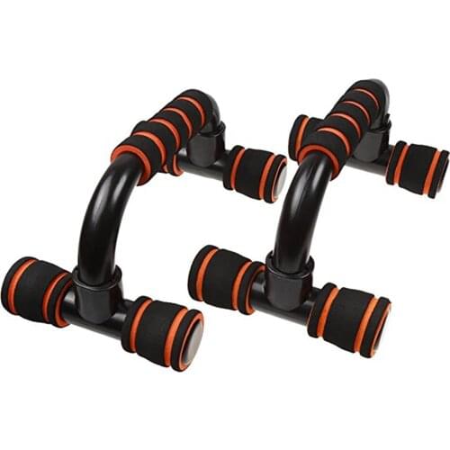 1 Pair Push Ups Stands Fitness Equipment Chest Muscle Training Home Foam Push-Ups L-Shaped Handles Push Up Racks