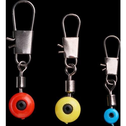 10Pcs/lot Fishing Float Bobber Stops Space Beans Connectors Sea Saltwater Fishing Tools Equipment Plastic Metal