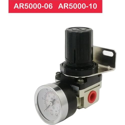 AR5000-06 AR5000-10 AR4000-04 AR4000-06 High Quality Pneumatic Air Pressure Regulator Thread G1/2 G3/4 G1 Air Treatment Unit