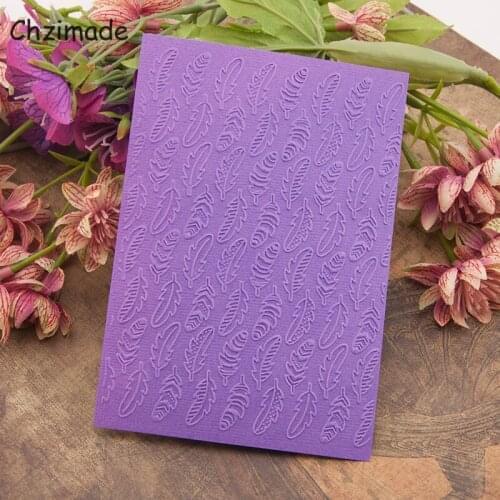 Chzimade Leaf Design Embossing Folders For Wedding Card Diy Scrapbooking Photo Album Home Decoration