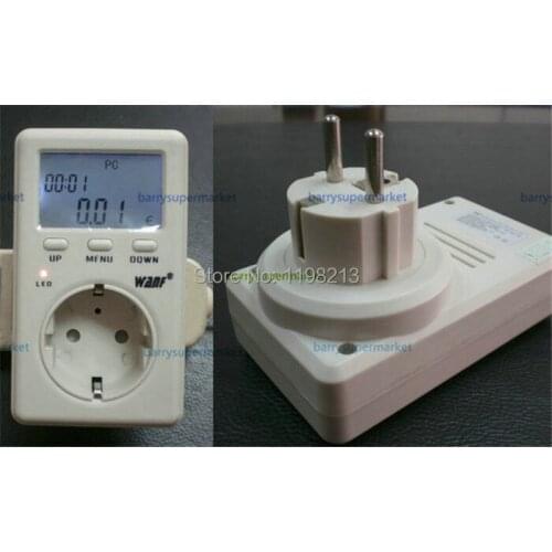 Tester WF-D02A EU Energy Saving Mini WATT Electricity Energy Usage Ammeter Monitor AC Voltag Power Balance Energy Meter