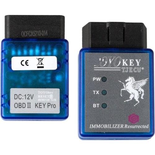 TOYO KEY OBD II KEY PRO Support for Toyota G & H All Key Lost Work with MINI CN900 & MINI ND900