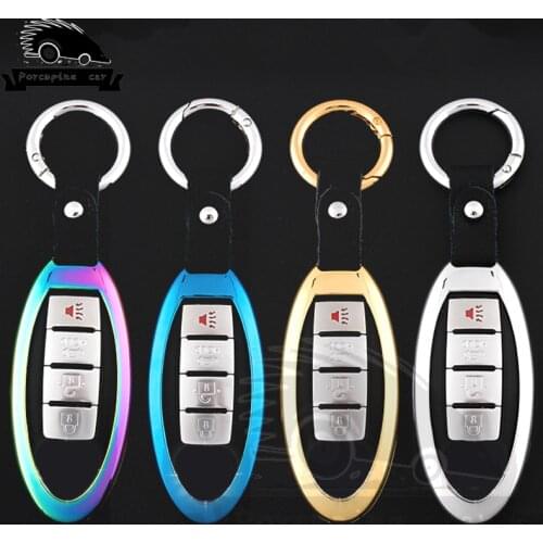 High Quality Zinc alloy New Products Car Key Case Cover for nissan qashqai juke almera tiida x-trail car styling Key chain
