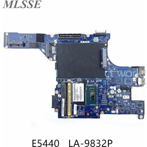 High Quality For DELL E5440 Laptop Motherboard VAW30 LA-9832P With SR1EN I3-4030U 06DTX4 6DTX4 MB 100% Tested Fast Ship