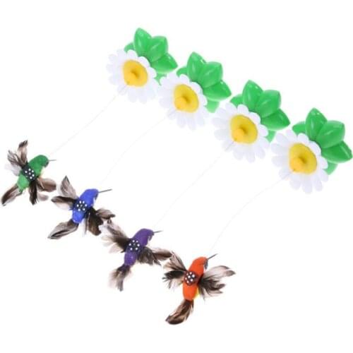 038802-2-3 electric butterflies fly electric birds make cat toys electric cat toys each other