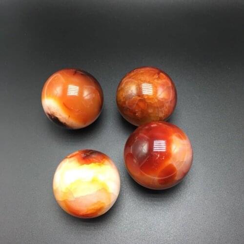 1pcs drop shipping natural red agate Crystal gemstone ball meditation healing chakra carnelian crystal sphere wholesale Decor