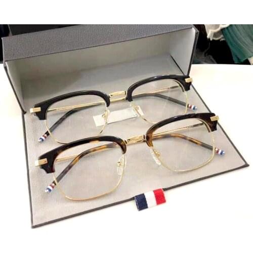 2021 Thom Brand Eyeglasses Optical Prescription Glasses Frame for Men/Women Retro Rectangle Spectacles oculos de grau TB707
