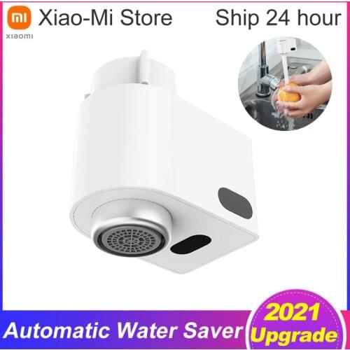 2021 Original Youpin Xiaomi Automatic Water Saver Tap Smart Faucet Sensor Infrared Water Energy Saving Device Kitchen Nozzle Tap