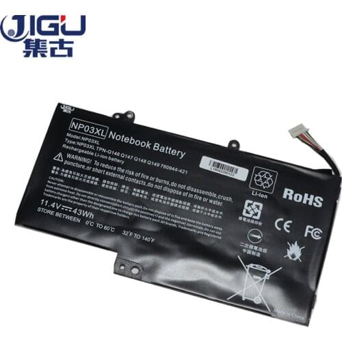 JIGU Laptop Battery HSTNN-LB6L NP03XL TPN-Q146 TPN-Q147 TPN-Q148 TPN-Q149 767068-005 For HP FOR ENVY 15-U FOR Pavilion X360